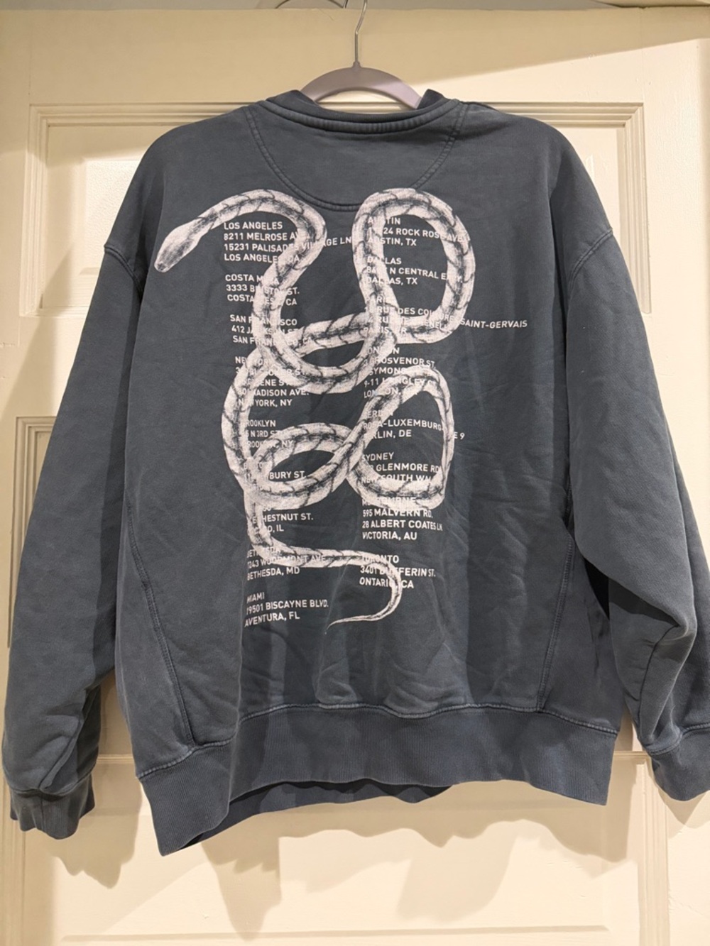 Anine Bing Snake Sweatshirt